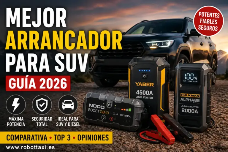 Varios modelos arrancadores para Suv de 2026, datos de la comparativa.