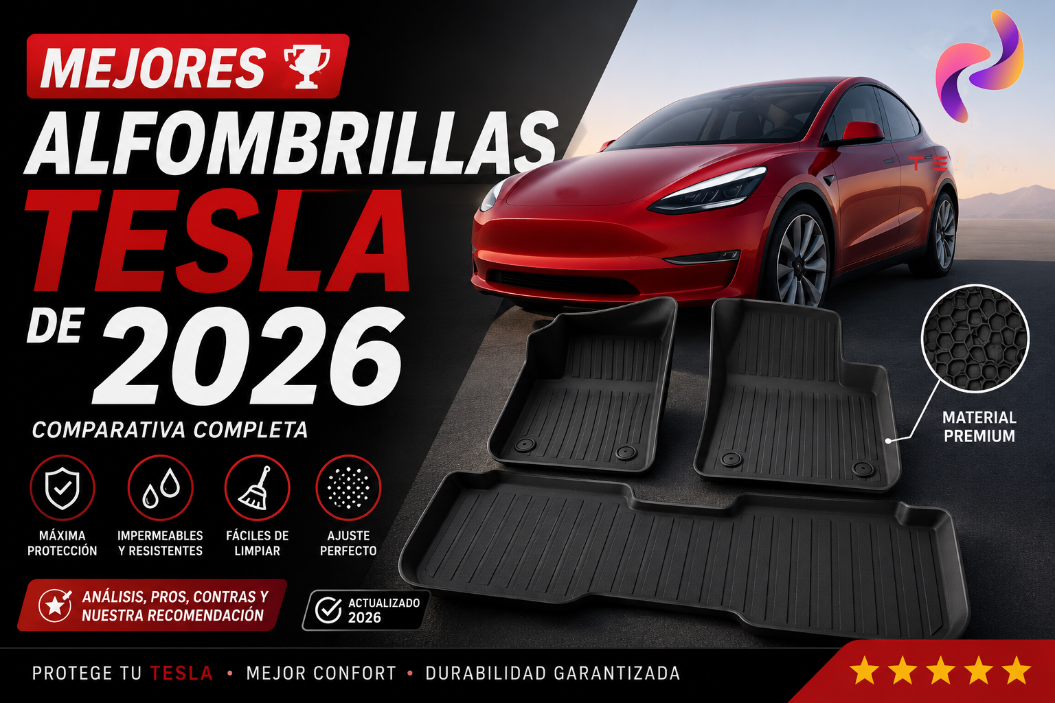 Mejores alfombrillas Tesla de 2027