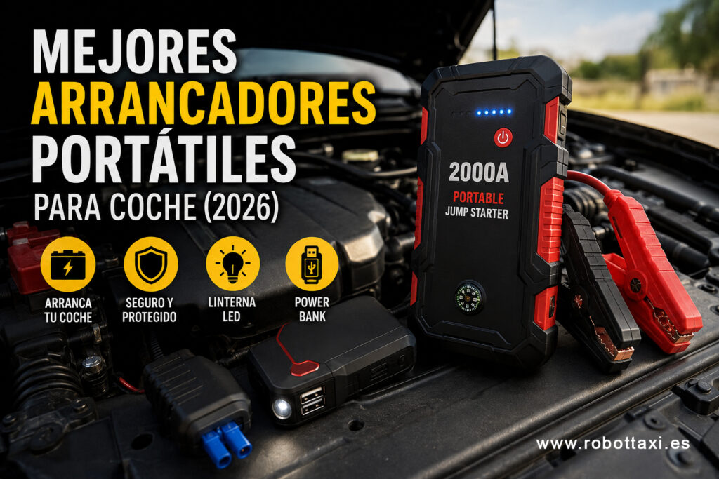 arrancador portátil en motor de vehículo, datos del producto.