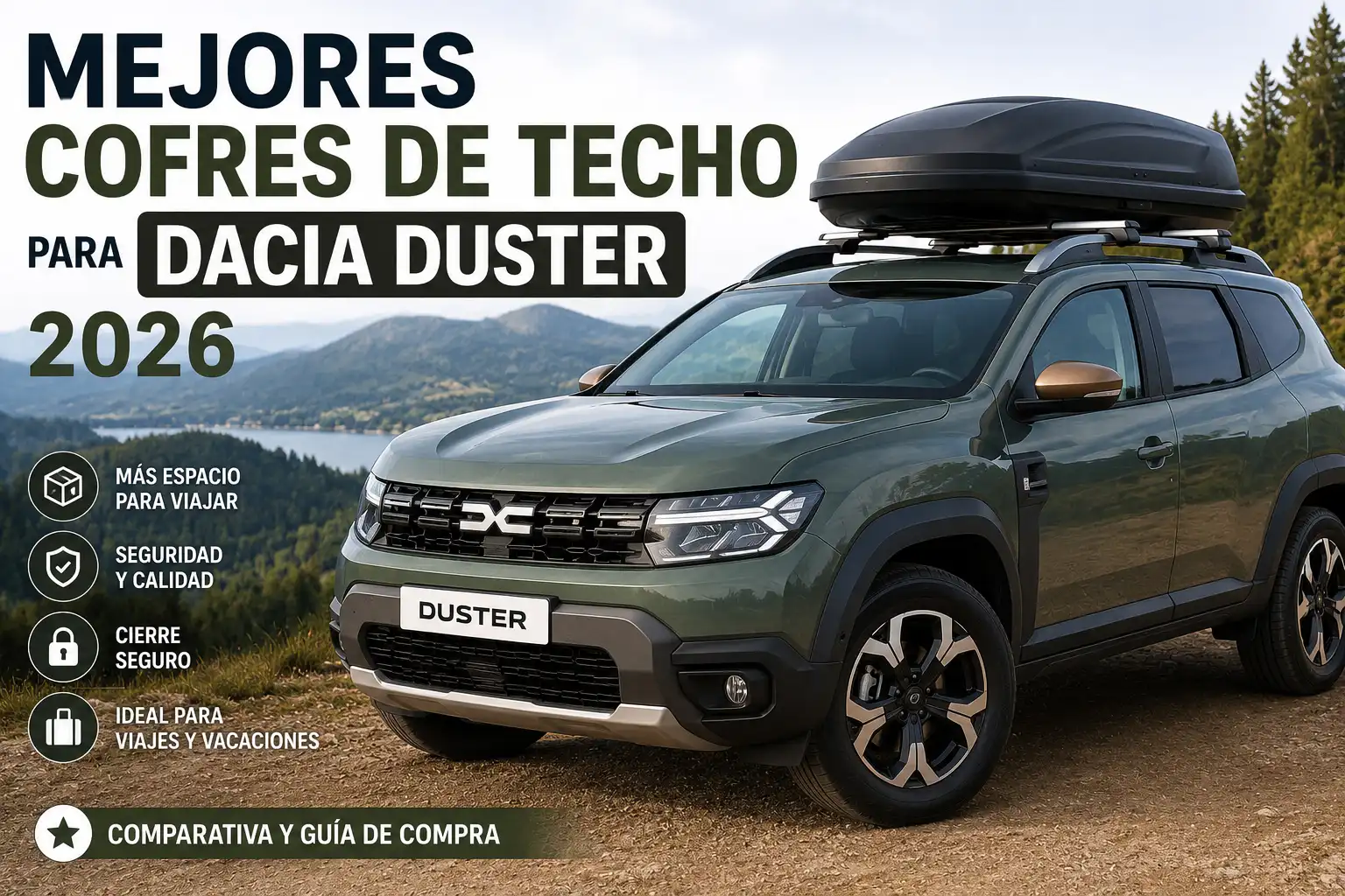 Mejores cofres de techo para Dacia Duster en 2026