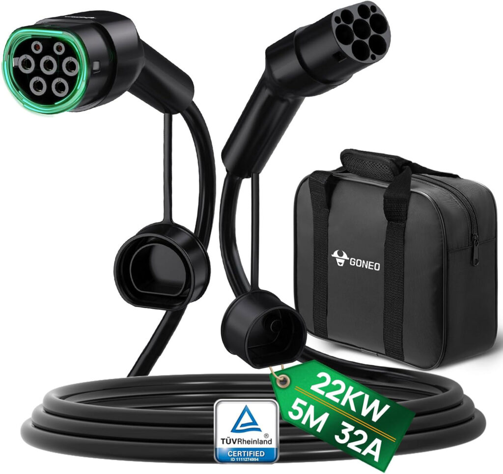 GONEO Cable de Carga Tipo 2