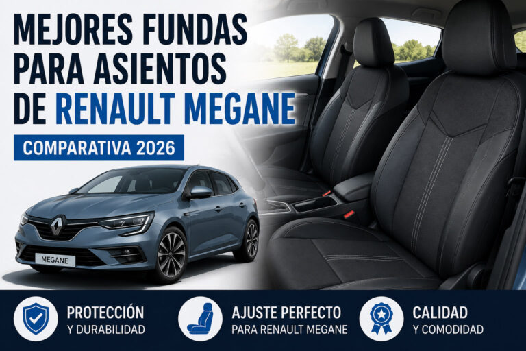 Mejores fundas para asientos de Renault Megane con diseño deportivo y protección para el interior del vehículo