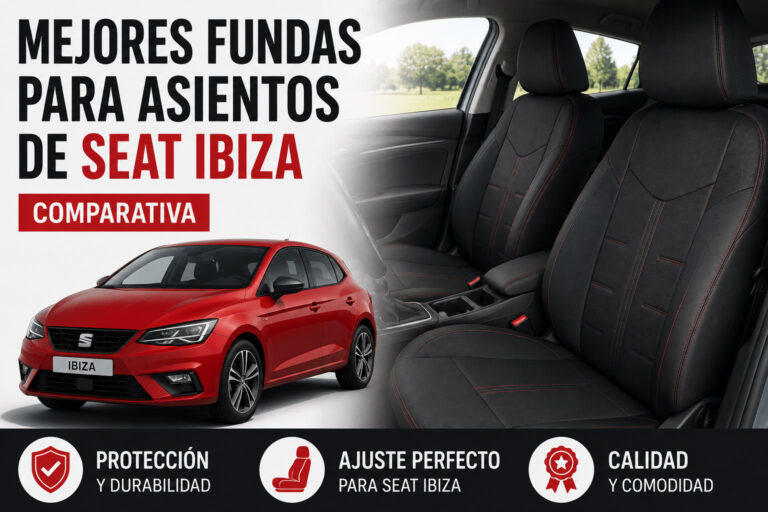Mejores fundas para asientos de Seat Ibiza con diseño deportivo y protección para el interior del vehículo