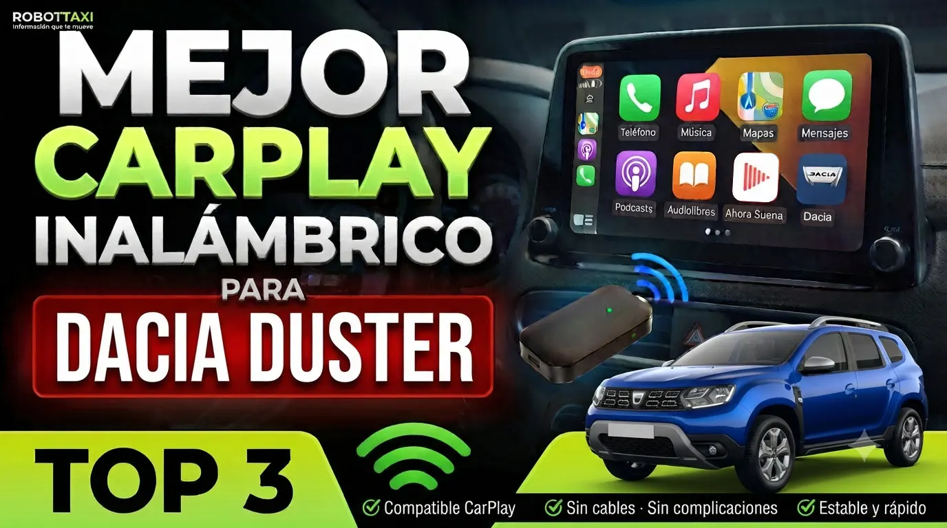 Mejor CarPlay inalámbrico para Dacia Duster 