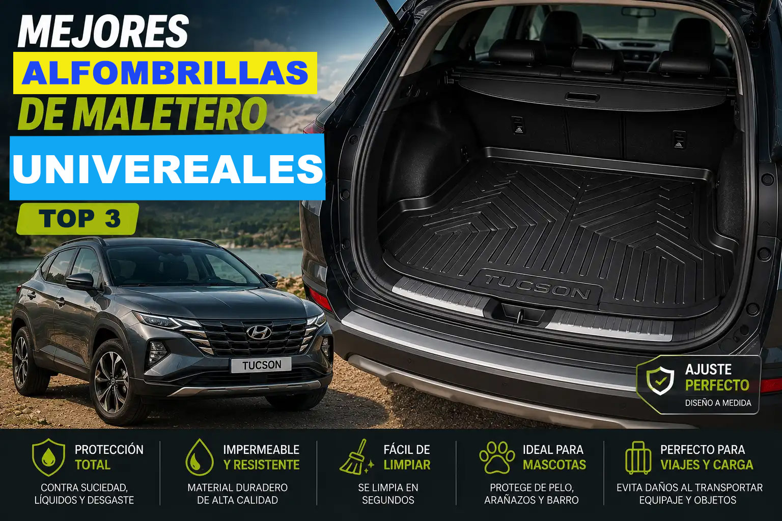 Mejores alfombrillas de maletero universales en 2026