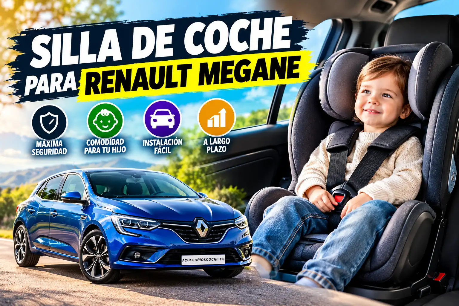 Mejor silla de coche Renault Megane