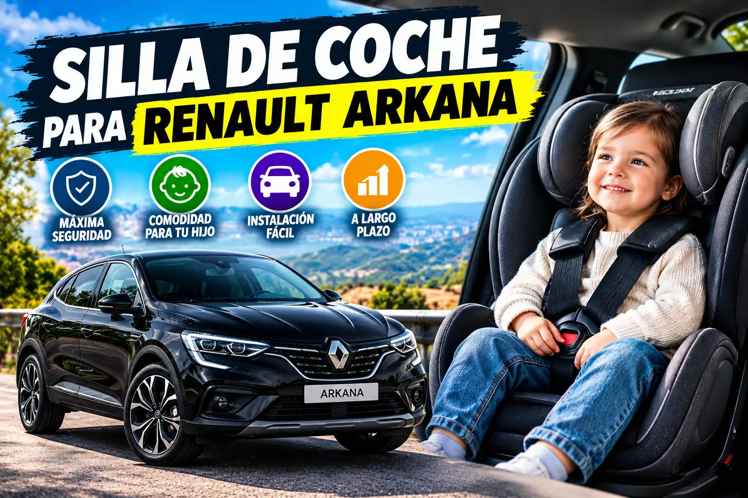 Mejor silla de coche Renault Arkana