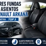 Mejores fundas para asientos de Renault Arkana con diseño deportivo y protección para el interior del vehículo